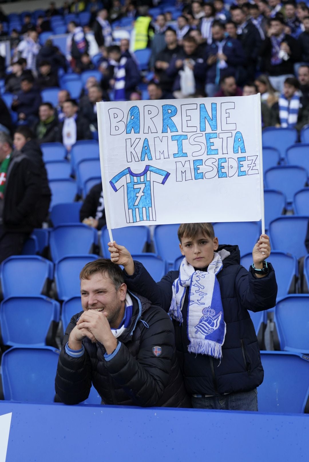 Búscate en las gradas de Anoeta