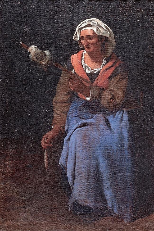 Hilandera. Michael Sweerts. Siglo XVII