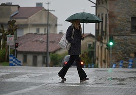 Un día de lluvia en Elgeta.