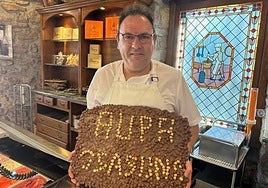 Urrakin egiña, chocolate con avellanas, de Malkorra.