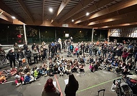 Niños y adultos se unieron para celebrar la jornada.