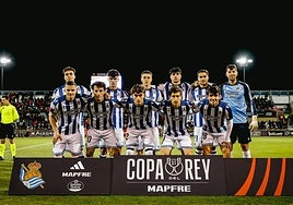 El once inicial de la Real ante el Reus