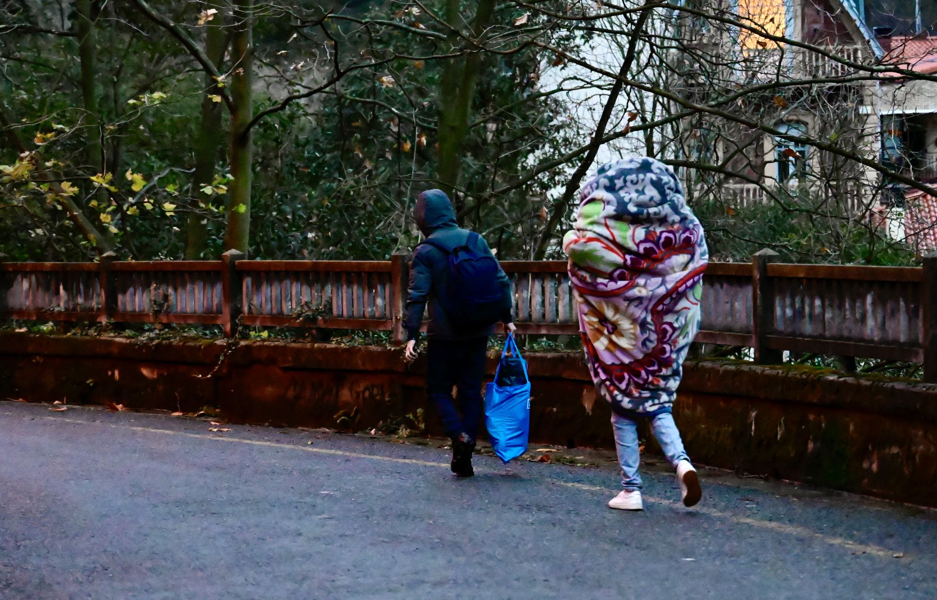 Desalojo del edificio okupado en Martutene