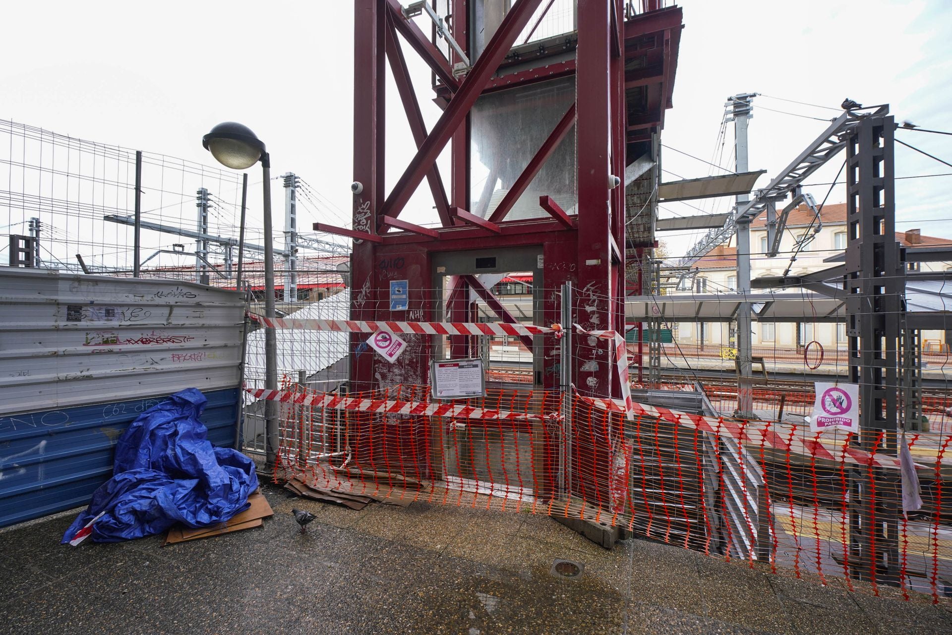 Las obras para poder recibir el TAV en Atotxa, a punto