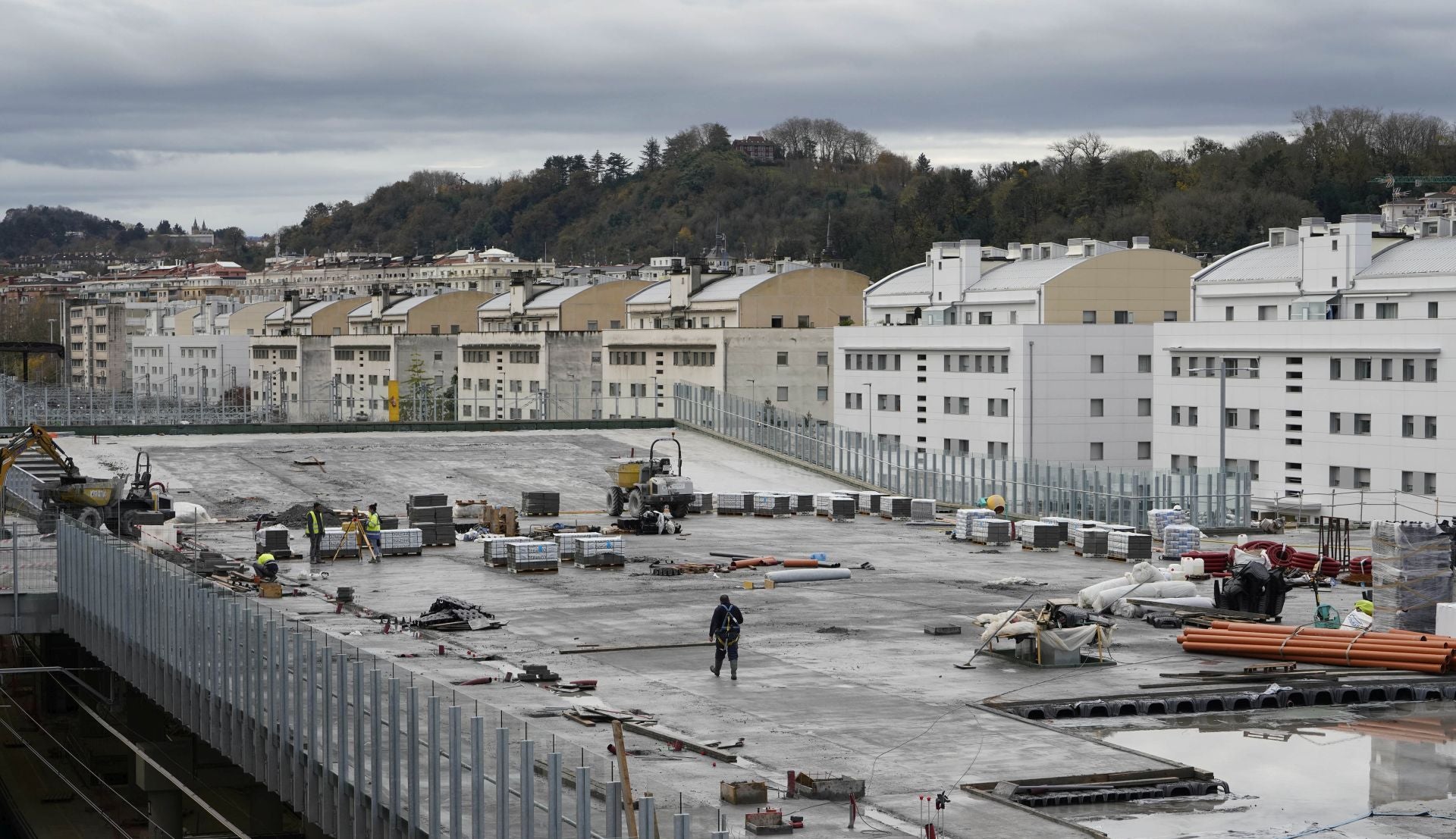Las obras para poder recibir el TAV en Atotxa, a punto