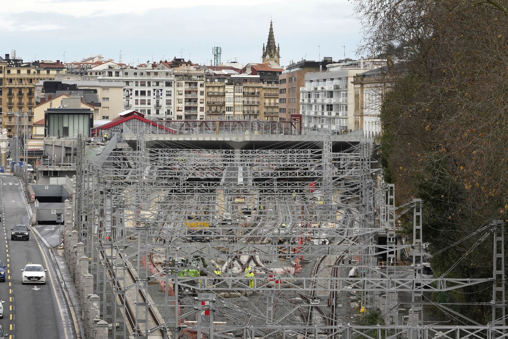 Las obras para poder recibir el TAV en Atotxa, a punto