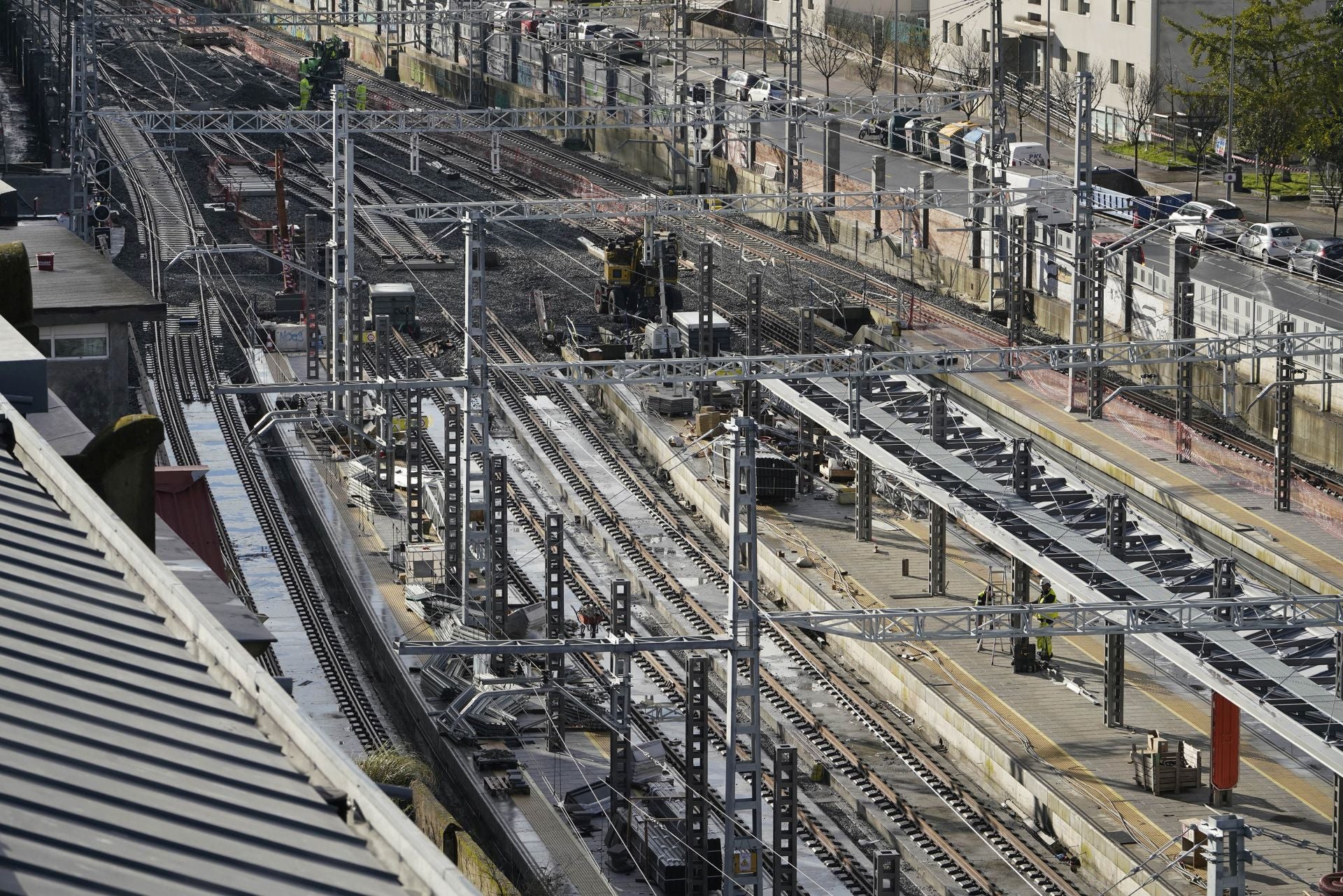 Las obras para poder recibir el TAV en Atotxa, a punto