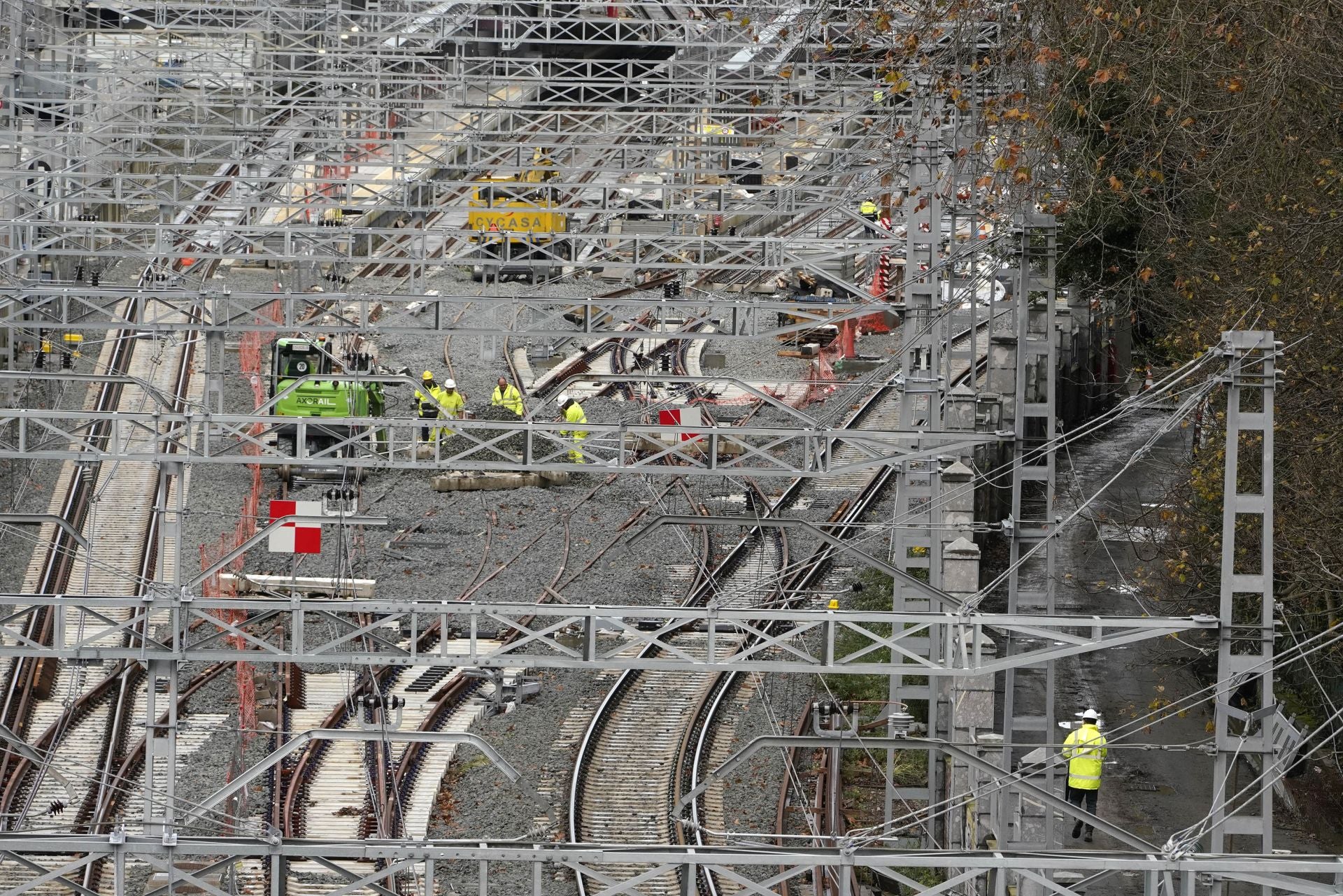 Las obras para poder recibir el TAV en Atotxa, a punto