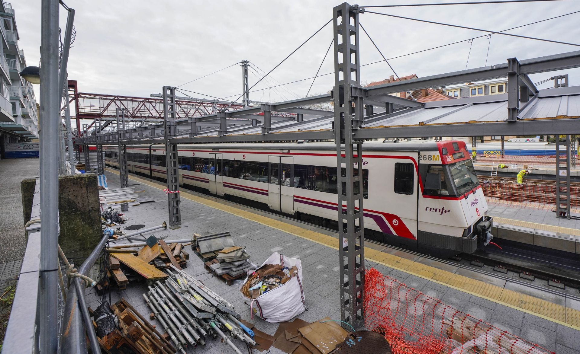 Las obras para poder recibir el TAV en Atotxa, a punto