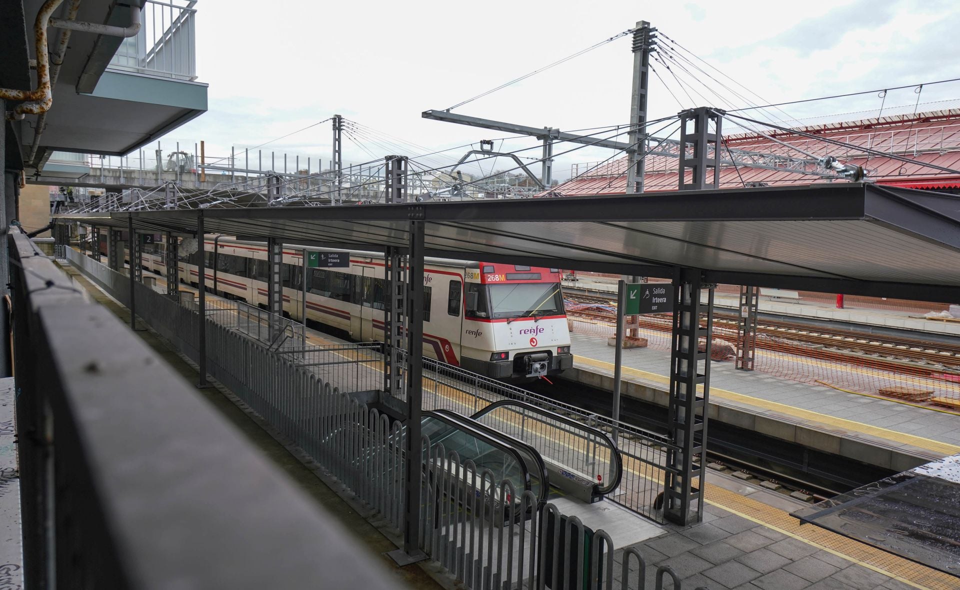 Las obras para poder recibir el TAV en Atotxa, a punto