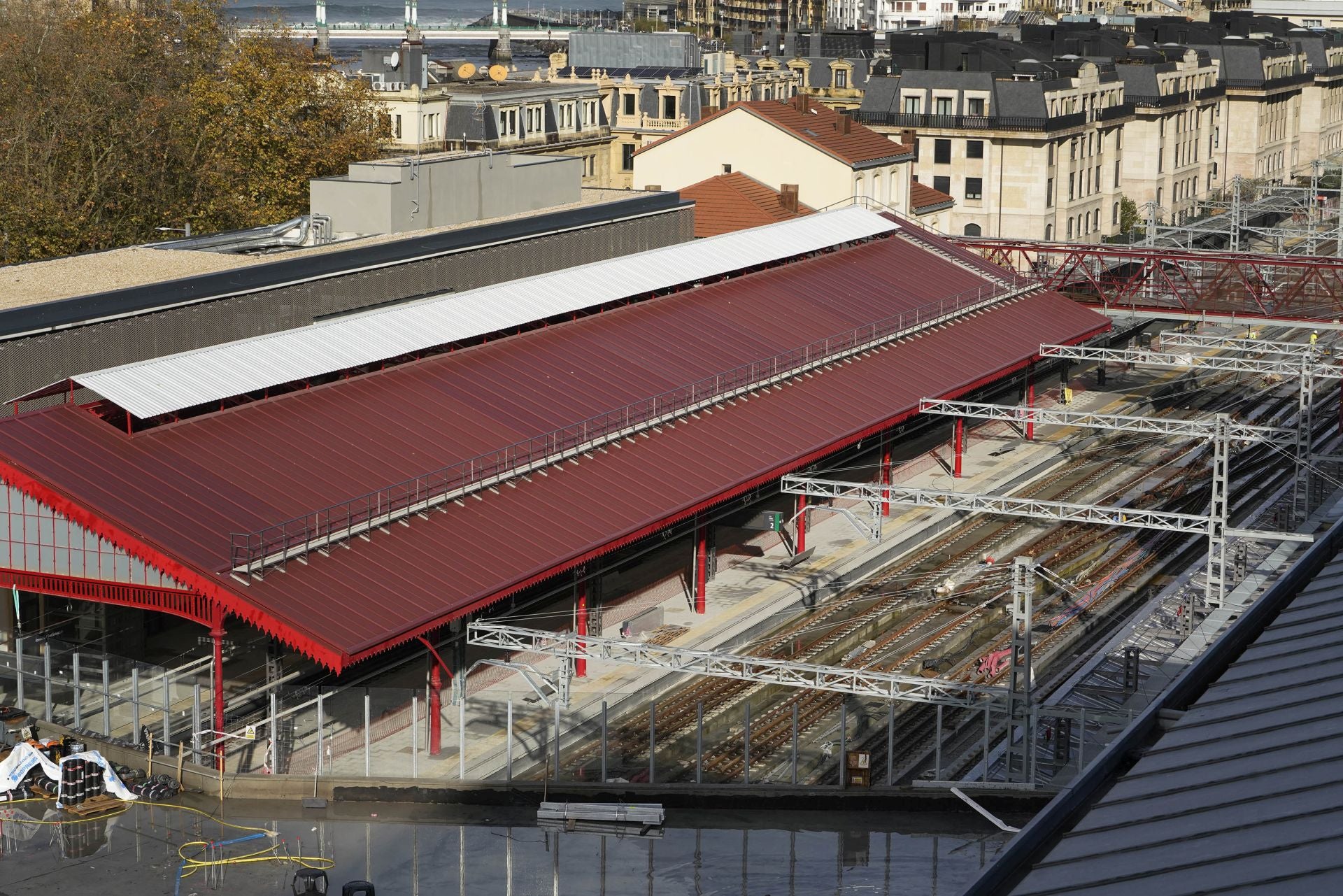 Las obras para poder recibir el TAV en Atotxa, a punto