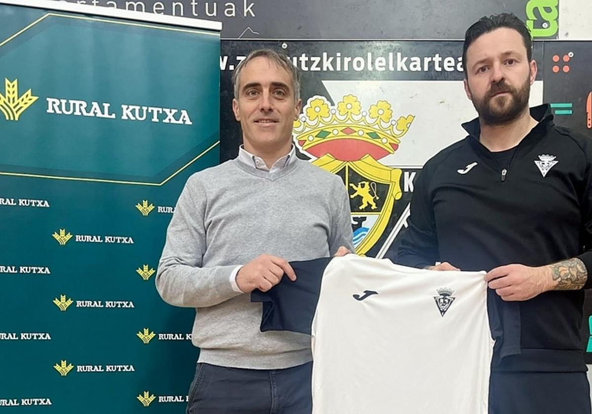 Rural Kutxako Eneko Iturrioz eta Zarautz K.E.-ko Julen Aizpitarte.