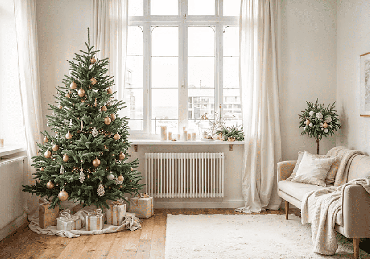 Descubre qué árbol de Navidad es el ideal para tu salón