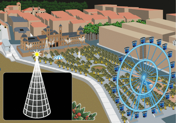 Las luces que iluminan la Navidad