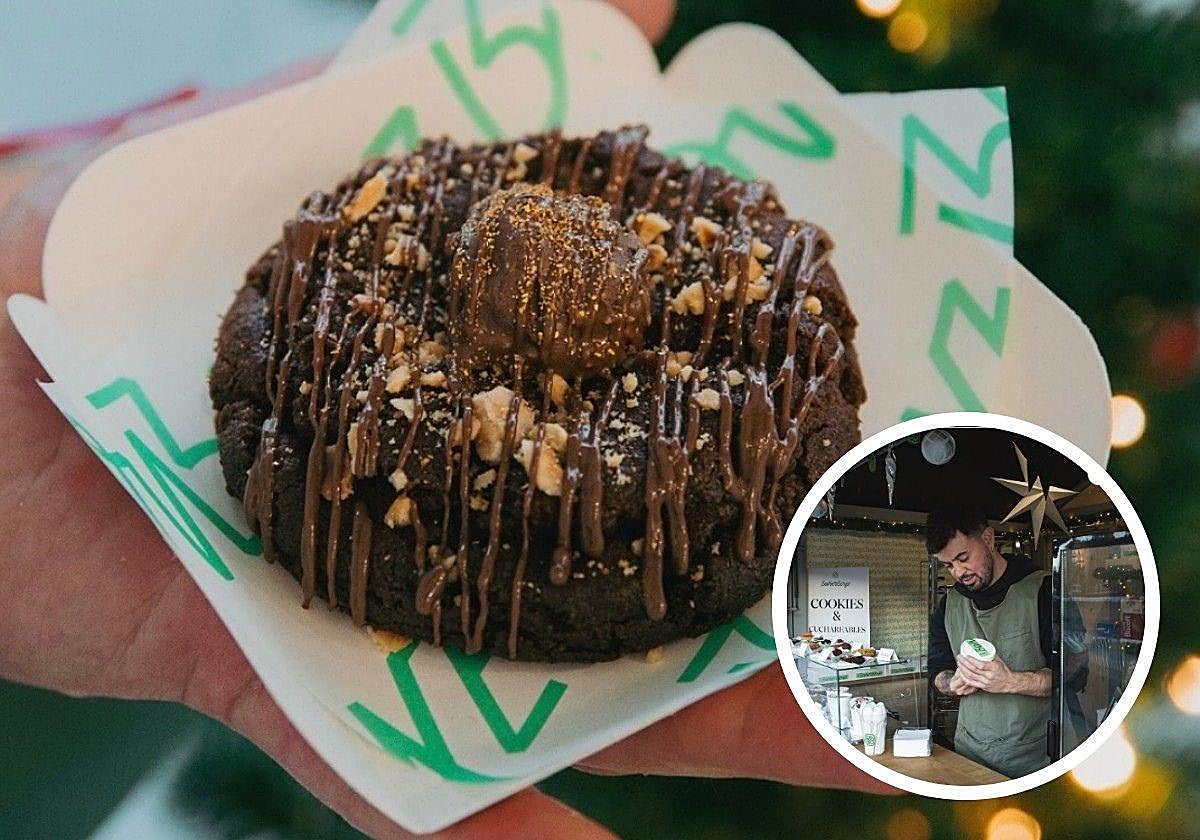 Las galletas de Errenteria que triunfan en el mercado navideño de San Sebastián