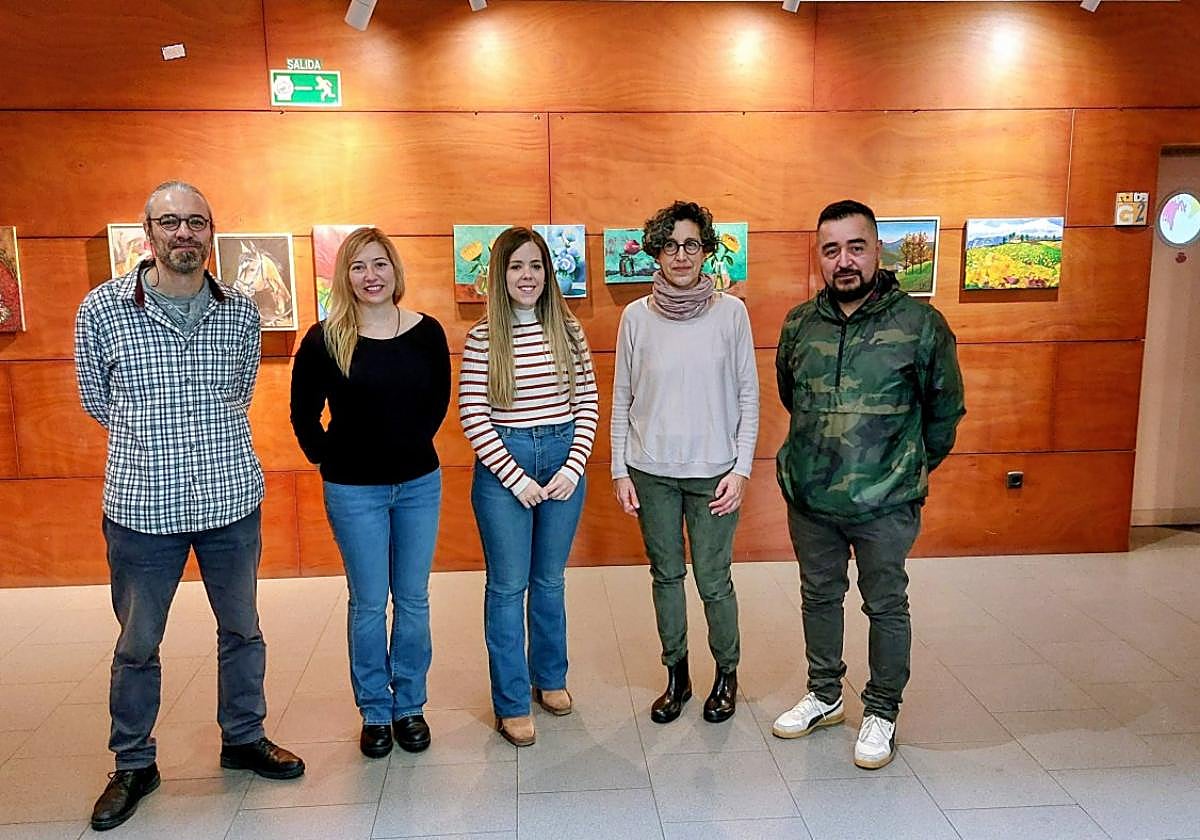 Aitor Espie, Susana Ferreira, Sandra Caballero, Rakel Salinas y Garikoitz Murua en Martindozenea.