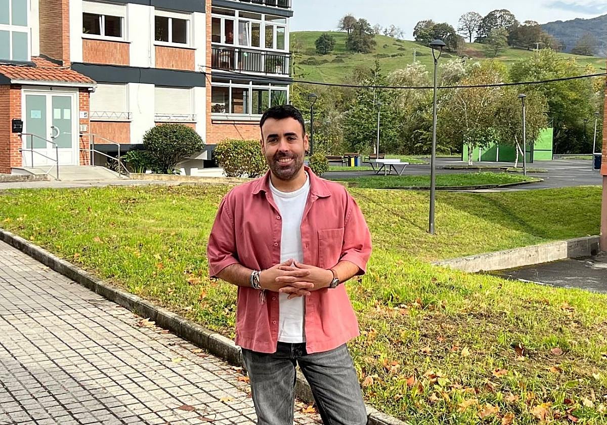 El portavoz del grupo municipal socialista de Andoain, Aritz Alkain.