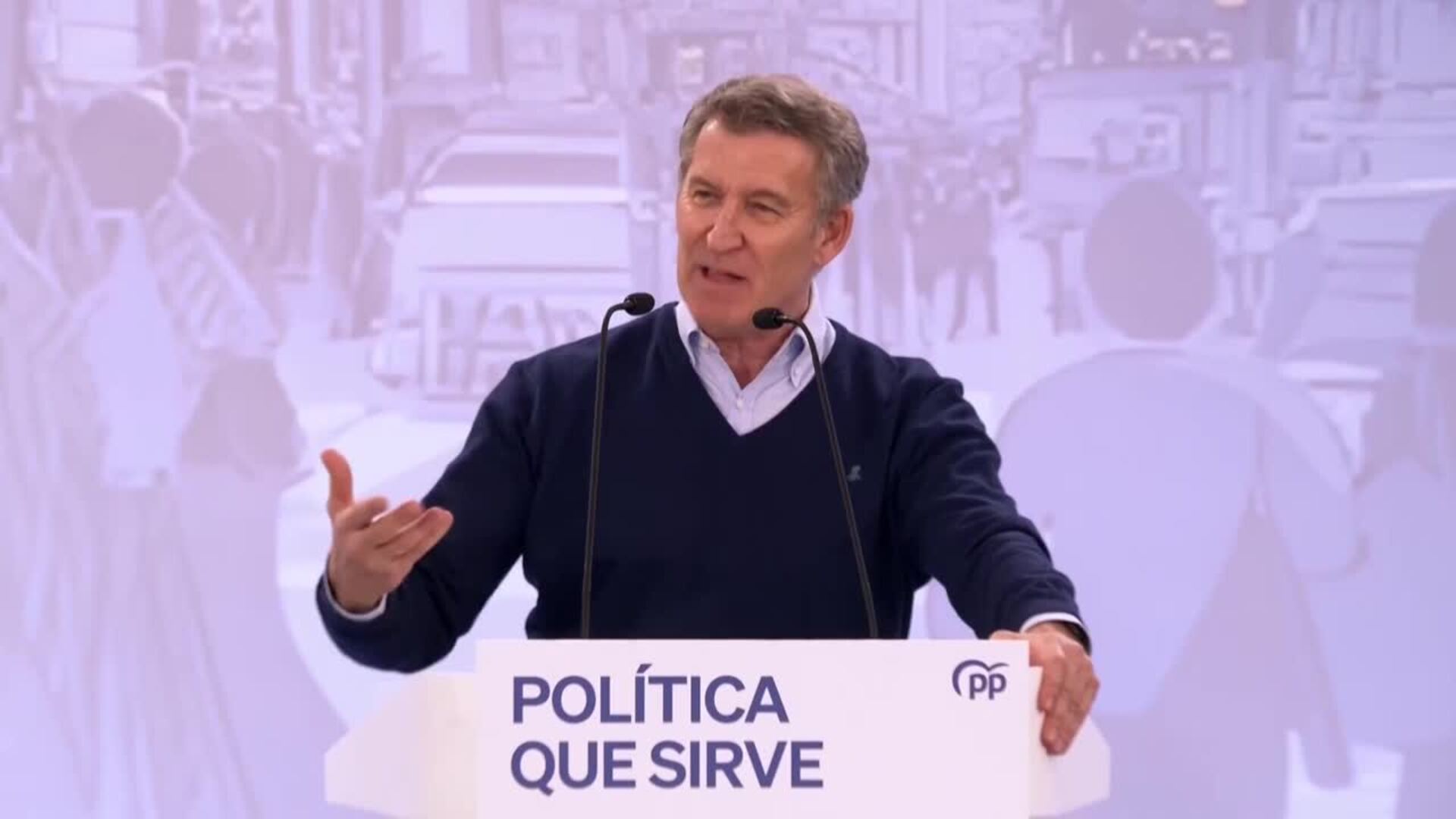 Feijóo contrapone la "agenda del cambio" del PP frente a la "agenda del escándalo" del Gobierno