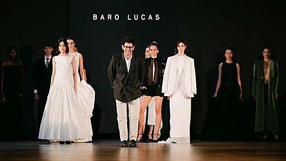Desfile de Baro Lucas en el Museo Balenciaga