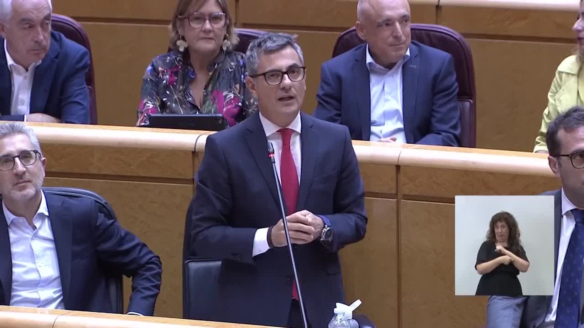 Bolaños asegura que tardó "30" y "70 minutos" en autorizar más jueces para Ceuta