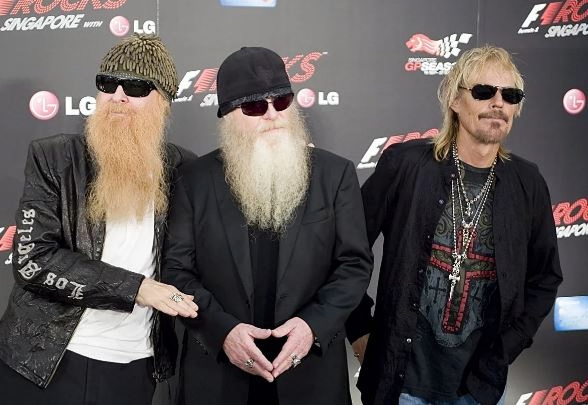 Pese a su apellido, Frank Beard (derecha) era el único miembro sin barba larga de ZZ Top.