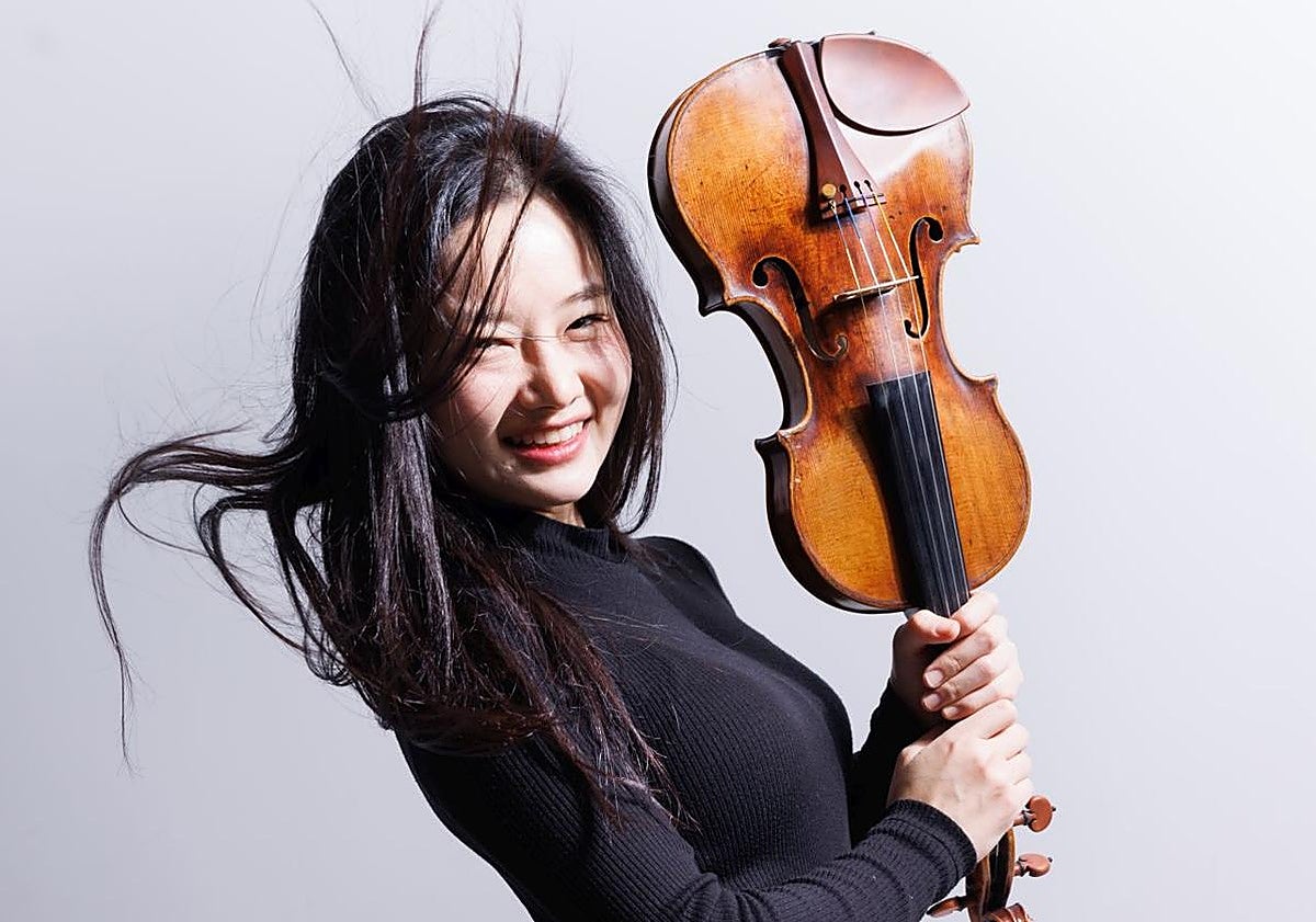 La violinista Bomsori, en una imagen promocional.