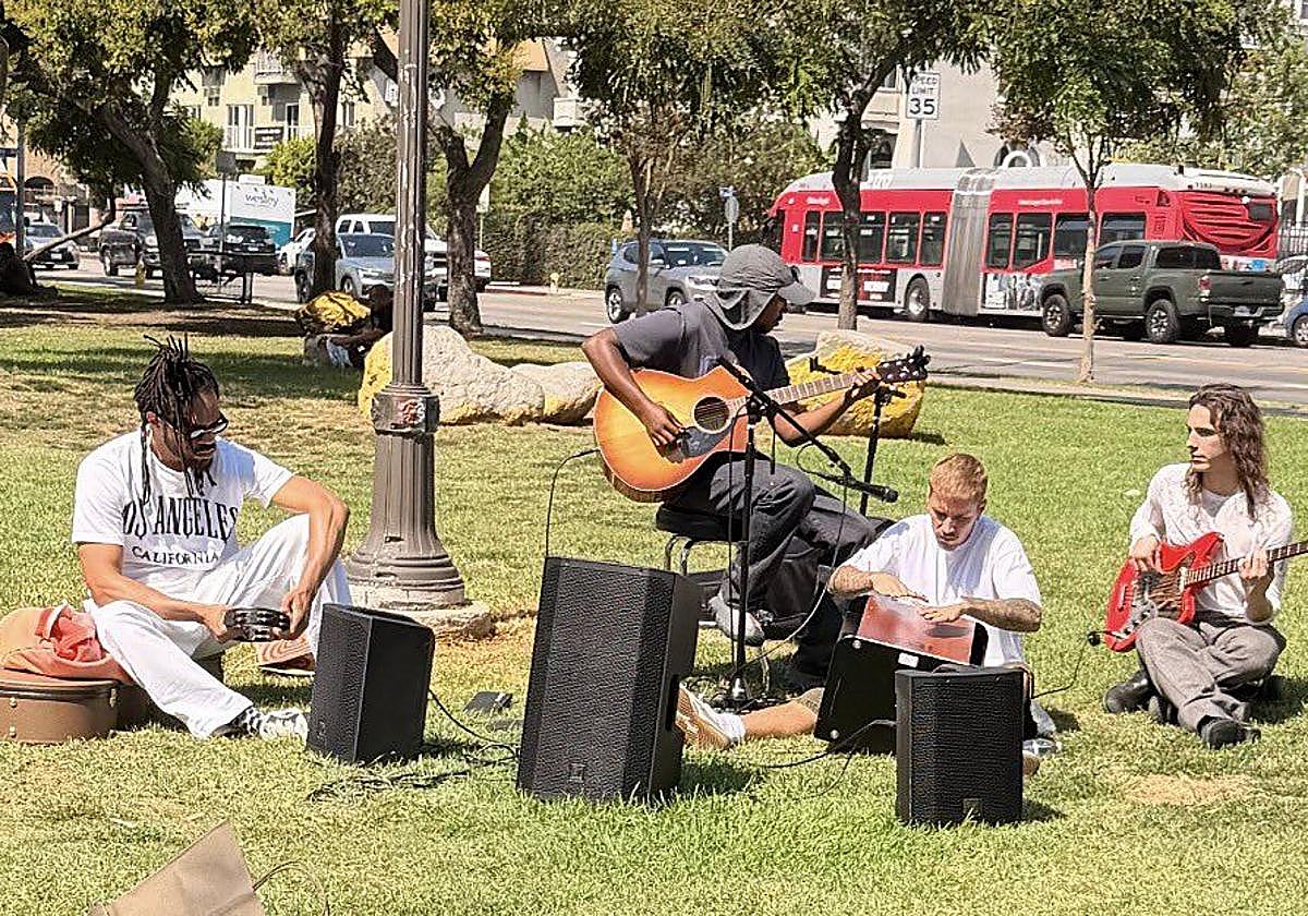 Bieber, en su actuación.