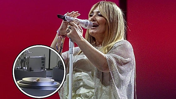 Amaia Montero se queda atascada en una plataforma bajo el escenario: «Yo seguía cantando y... ¡pum! ha sido maravilloso»