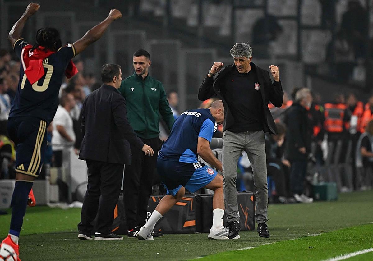El Olympiacos de Imanol Alguacil mantiene el pleno de victorias y el Celta sigue a cero