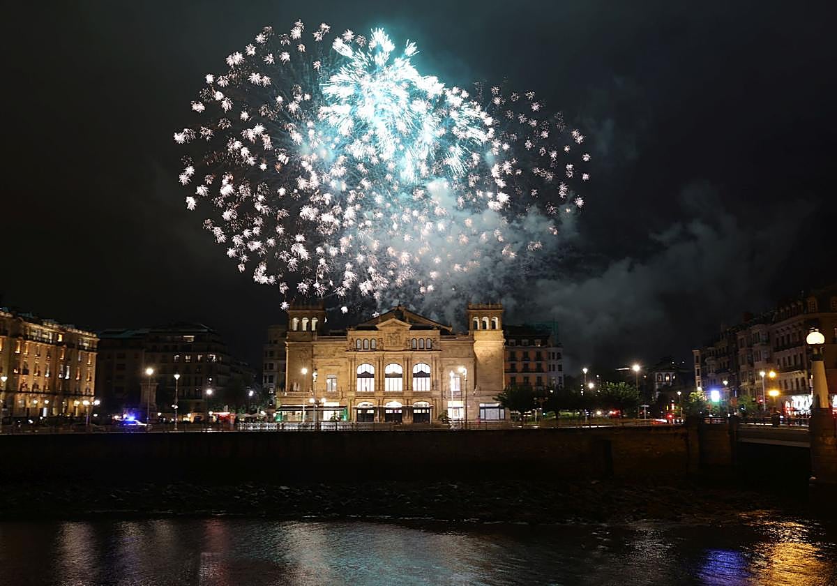 ¿Qué nota les das a los fuegos artificiales de este domingo en la Semana Grande de San Sebastián?