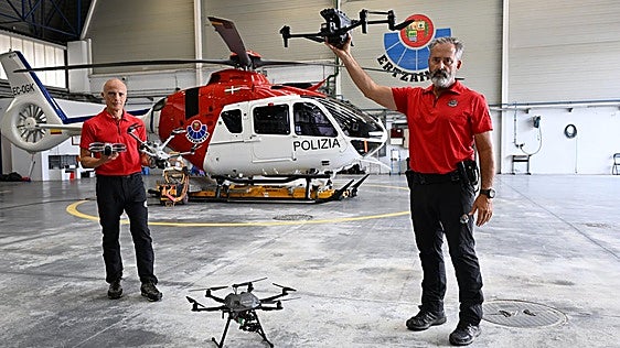 La Ertzaintza registra 4.100 peticiones de vuelo de drones al año, siete veces más que en 2022