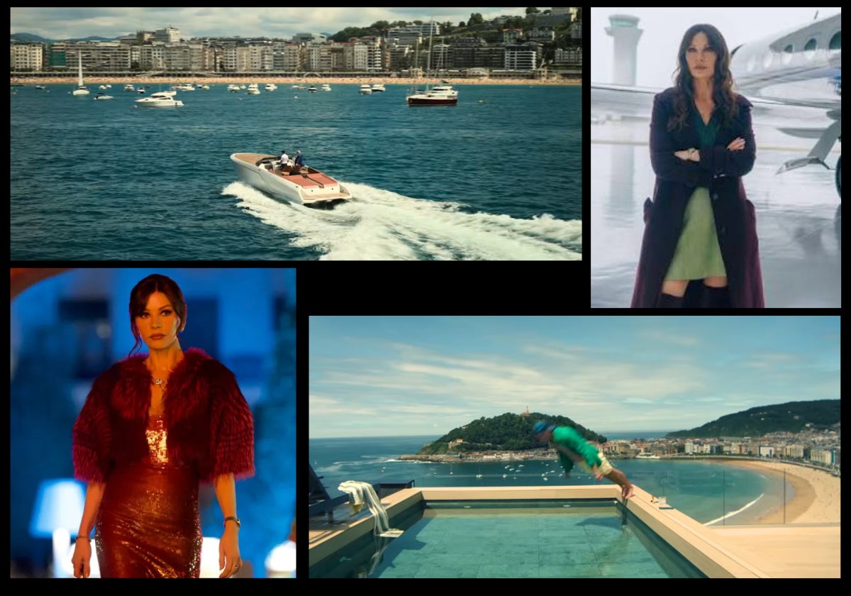 Catherine Zeta-Jones muestra San Sebastián en su última gran producción: lujo y persecuciones en la bahía de La Concha