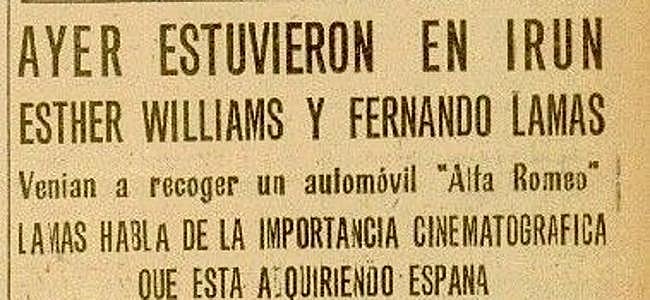 Cabecera de la información que apareció en DV el 23 de septiembre de 1961.