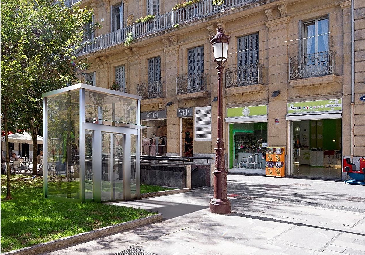 Recibe licencia la colocación de un ascensor hasta la calle en el parking del Buen Pastor