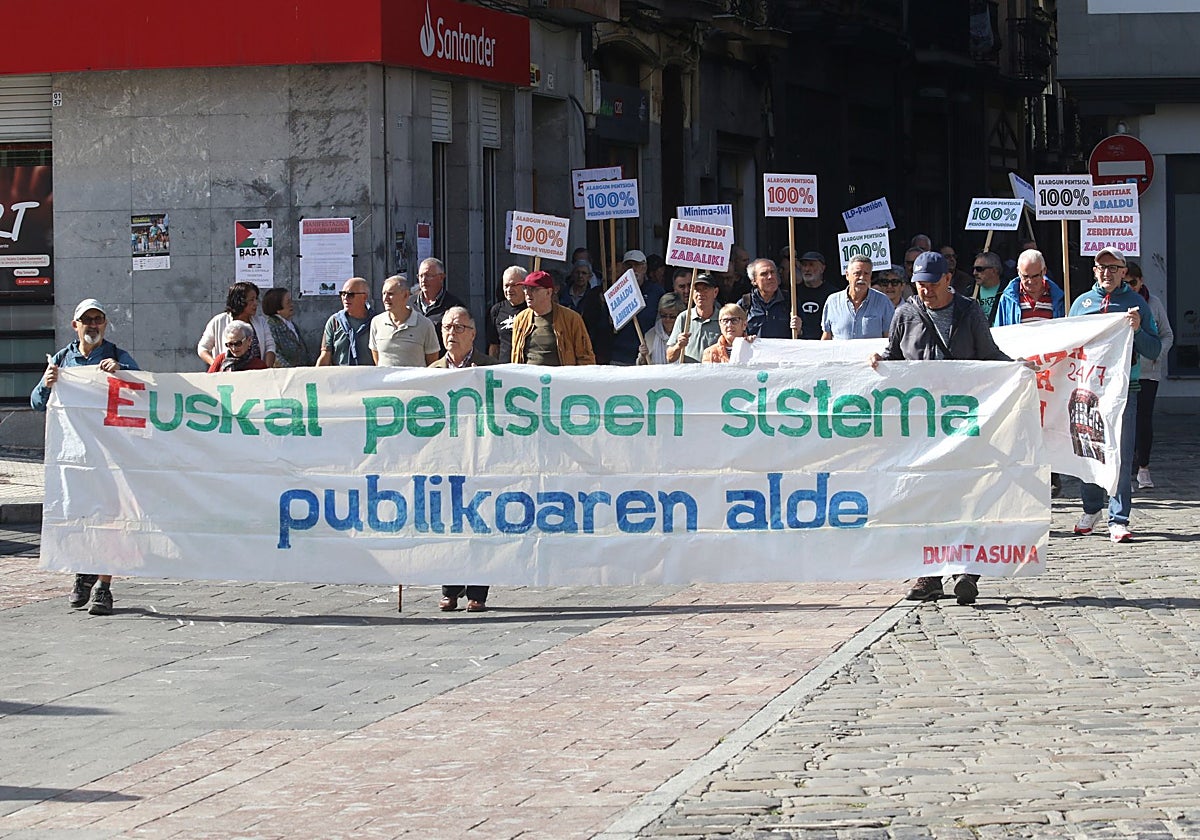 Este jueves hay una manifestación para pedir «una revalorización de pensiones justa»