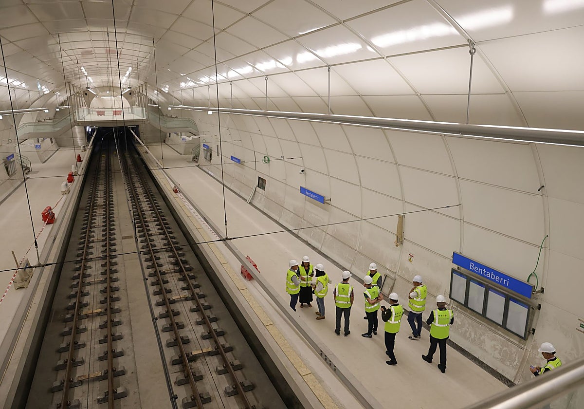 Las tres nuevas estaciones del Topo en Donostia se podrán visitar desde el día 19
