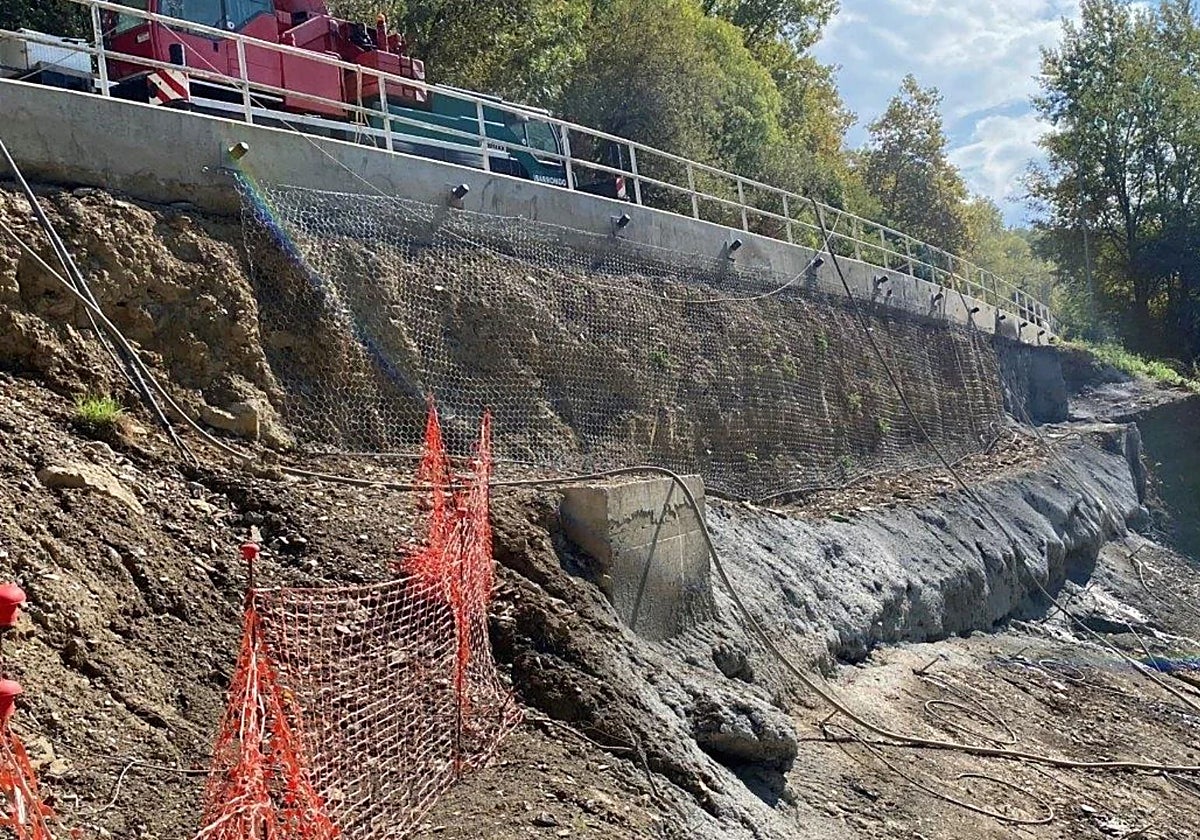 El vial de acceso a Illunbe desde Amara reabre tras la estabilización de la ladera
