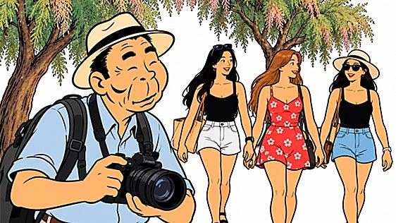 Josune !! Mirari !! Nekane !!. Turista japonés alucina con la fonética tan similar a su idioma de algunos nombres femeninos vascos