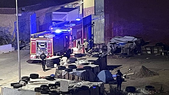 Fuego en Ceuta