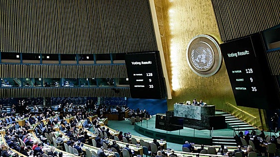 Trump devora a la ONU