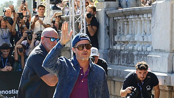 Brad Pitt, en el corazón de Donostia