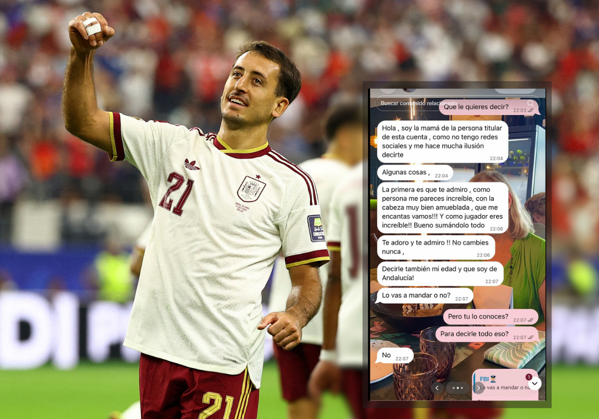 Una madre andaluza pide ayuda a su hija para escribir a Mikel Oyarzabal: «Dile que me parece increíble y con la cabeza muy bien amueblada»