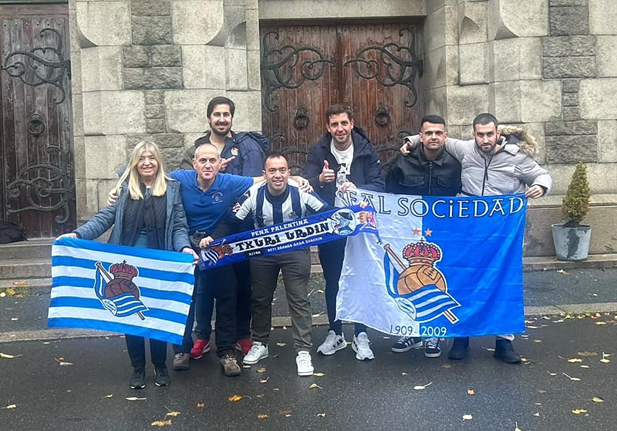 Los primeros aficionados de la Real Sociedad ya se dejan ver por Oslo
