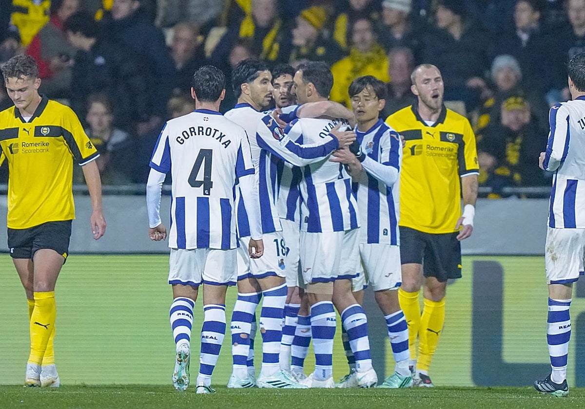 Premio doble por la goleada en Noruega para la Real Sociedad