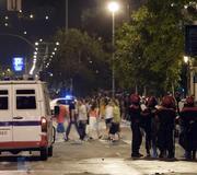 Dos detenidos en una noche de violencia callejera en San Sebastián