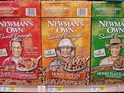 Los cereales son uno de los productos vendidos bajo la marca de Newman Own's. /ARCHIVO
