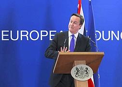 Cameron, durante la cumbre de jefes de estado y de gobierno de la UE. / Efe