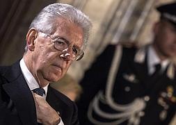 El primer ministro italiano Mario Monti, en Roma. / Efe