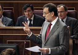El presidente del Gobierno, Mariano Rajoy, durante su intervención en la sesión de control al Gobierno. / Foto: Efe | Vídeo: Atlas