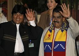 Evo Morales y Nicolás Maduro. / David Mercado (Reuters)